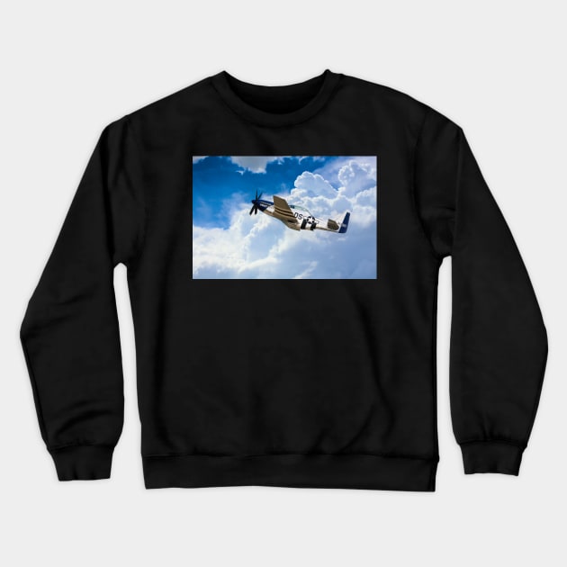 Crazy Horse Crewneck Sweatshirt by aviationart